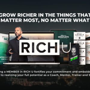 RICH U Membership $99/monthly, cancel anytime FREE 30 Day Trial