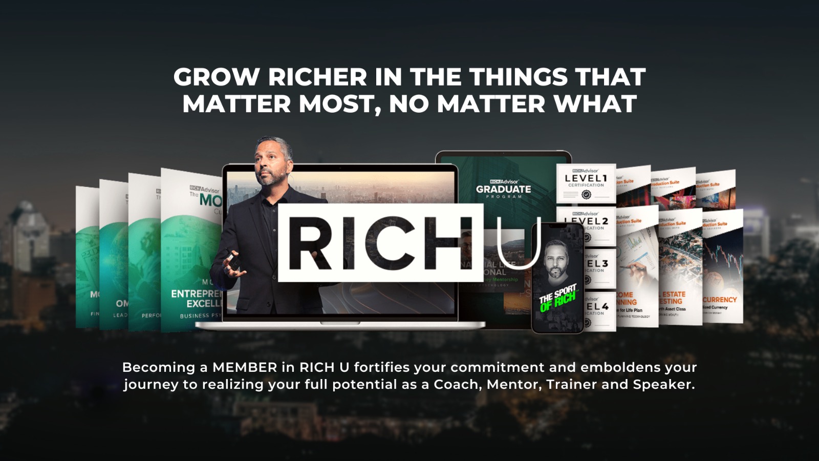RICH U Membership $199/monthly, cancel anytime