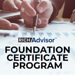 RICH Advisor – Foundation Certificate Programs